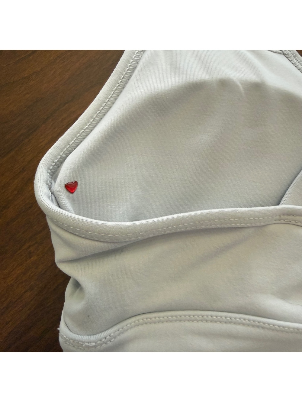 Lorna Jane Gray Sports Bra w/ Studded Detail estimated size small - Picture 2 of 5